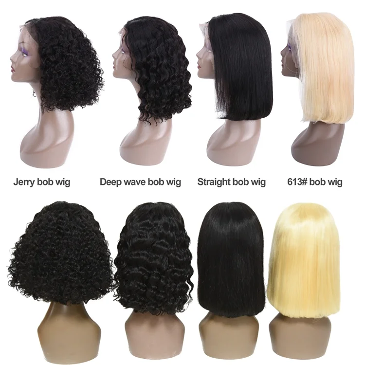 
Cheaper Bob Wig 100% Human Hair Short Curly Bob Wigs Human Hair Lace Front Short Bob Lace Front Human Hair Wigs For Black Women 