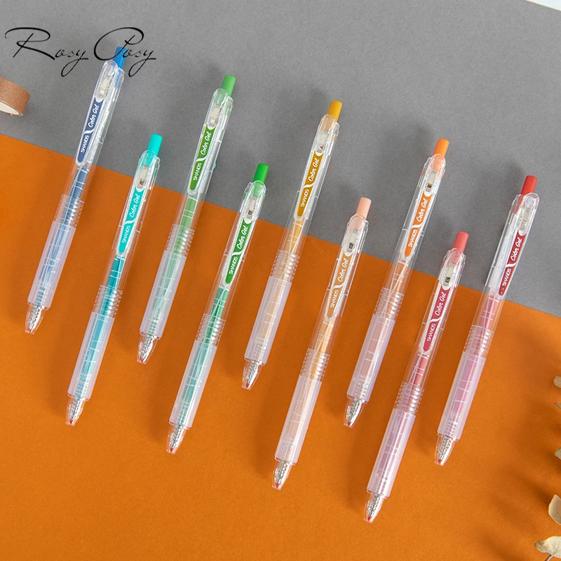 
 Гелевая ручка для офиса с цветными чернилами и перманентными чернилами, 6 цветов  