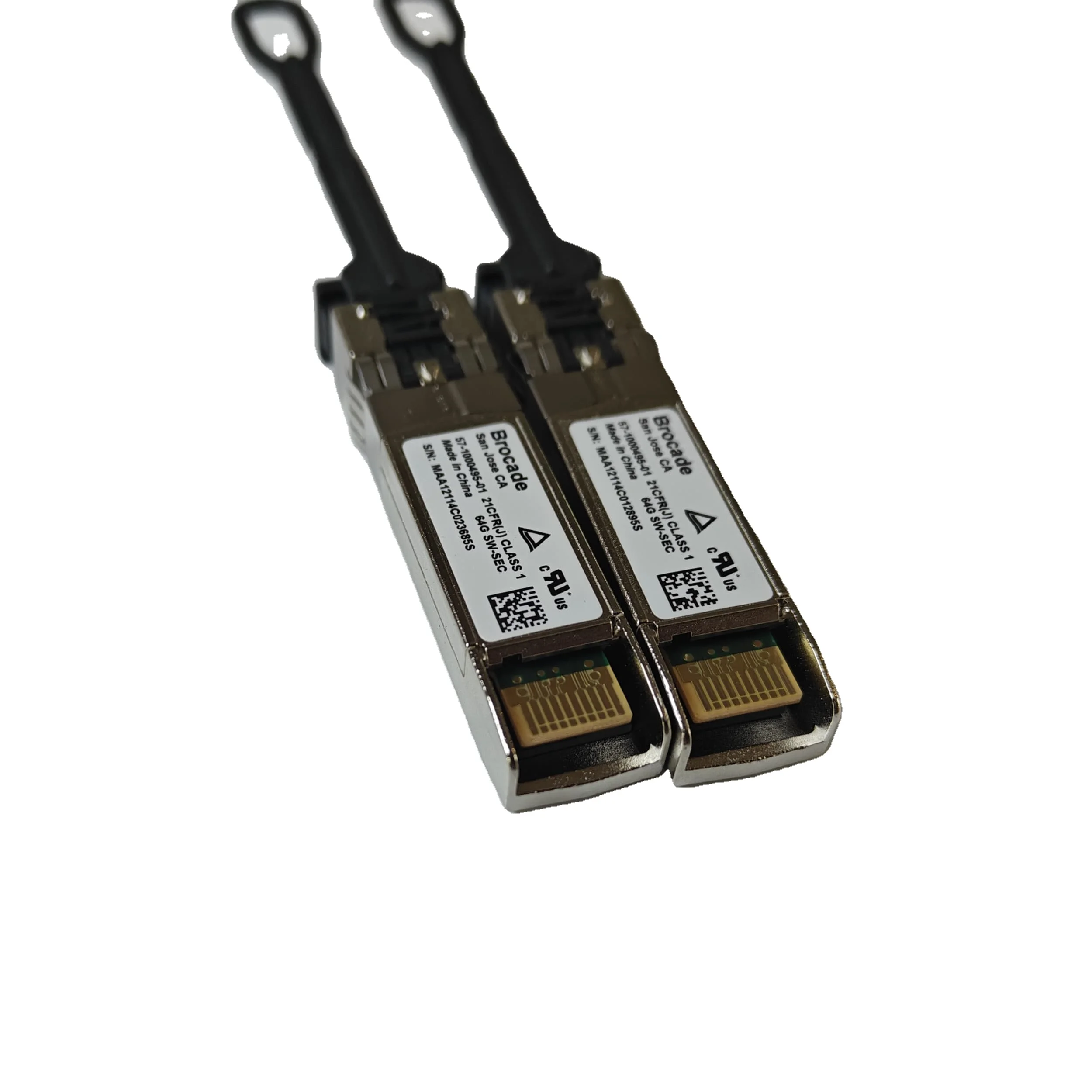Brocade 64G SFP+ Optical  Fiber Optic Equipment Model SWL/Brocade 57-1000495-01/XBR-000462 XBR-000463