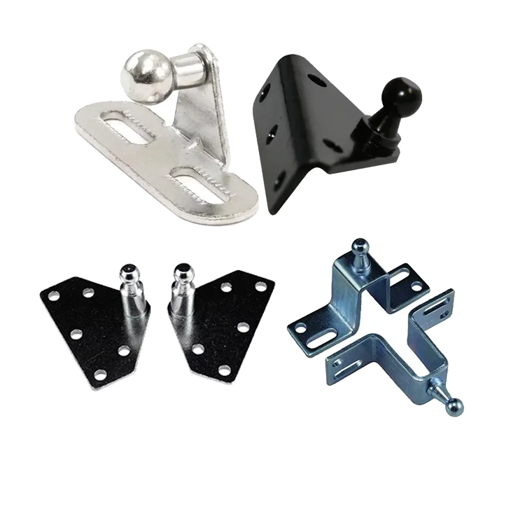 Factory Manufacture Custom Ball Stud Strut Prop Gas Spring Mounting Bracket With Zinc Plated