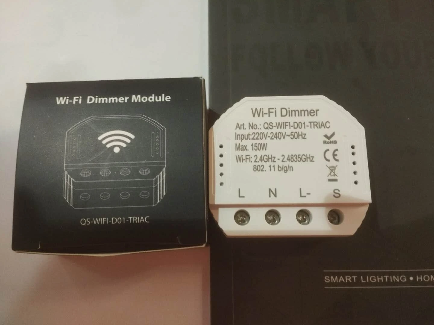  220V Мини Размер приложение Tuya 2-х канальный Wi-Fi Triac диммер модуль для Смарт