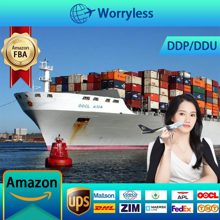 Cheapest logistics shipping rates amazon courier service to door USA/Europe air/sea/express cargo agent China freight forwarder
