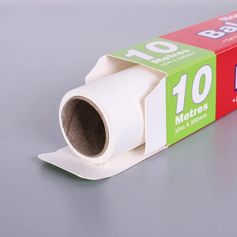 high quality 10 meters food tray household pressing parchment cooking non stich cake baking paper  in roll with multi-use
