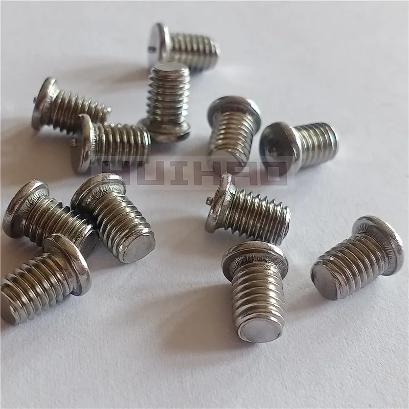 M5x8 Stainless Steel Capacitor Discharge CD Flanged Threaded Metric Weld Studs