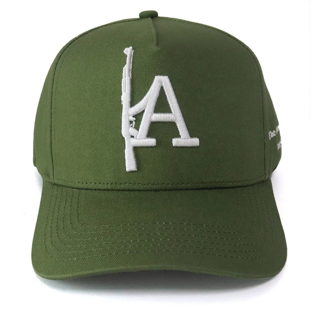 Hot sell 90s 00s good quality structured A Frame caps 3D puff logo 100%cotton material baseball caps suit for man and woman