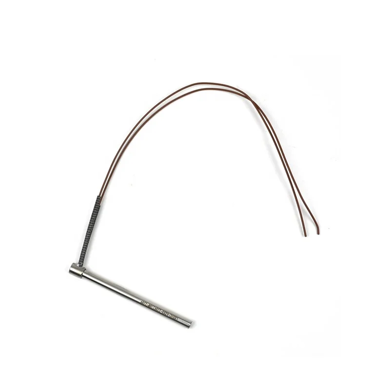 Laiyuan 6*90mm 220v 200 watts 150w L Shape Cartridge Heater With  90deg.C Thermocouple Wire For Package Machine