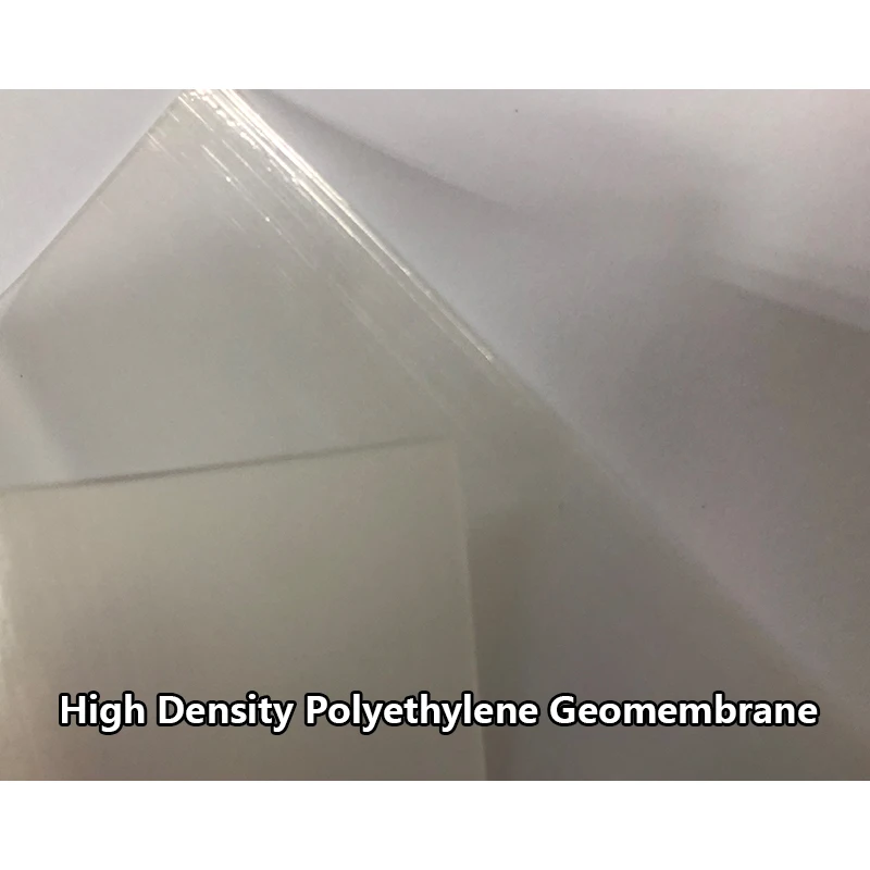 1.0mm 2.0mm 3.0mm PVC ECB white high density polyethylene geomembrane waterproof material