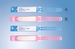Disposable Single-use Identification Band, patient bracelet, distinguished bands