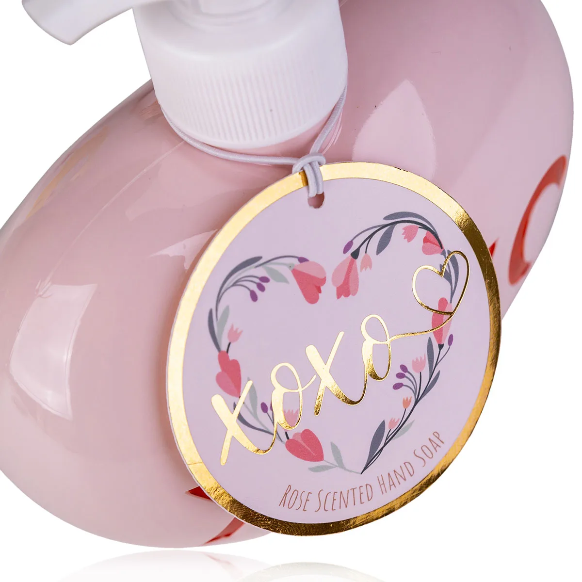 Accentra Brand Wash Your Hands Rose Antibacterials Liquid Hand Soap Dispenser For Bathroom And Kitchen