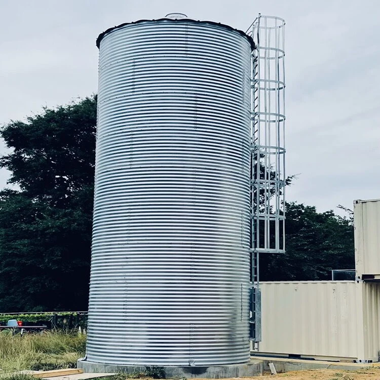 Flat ,Dome, or Inverted Roof  Corrugated Water Steel Storage TanksAgricultural irrigation Fire Protection water storage tanks