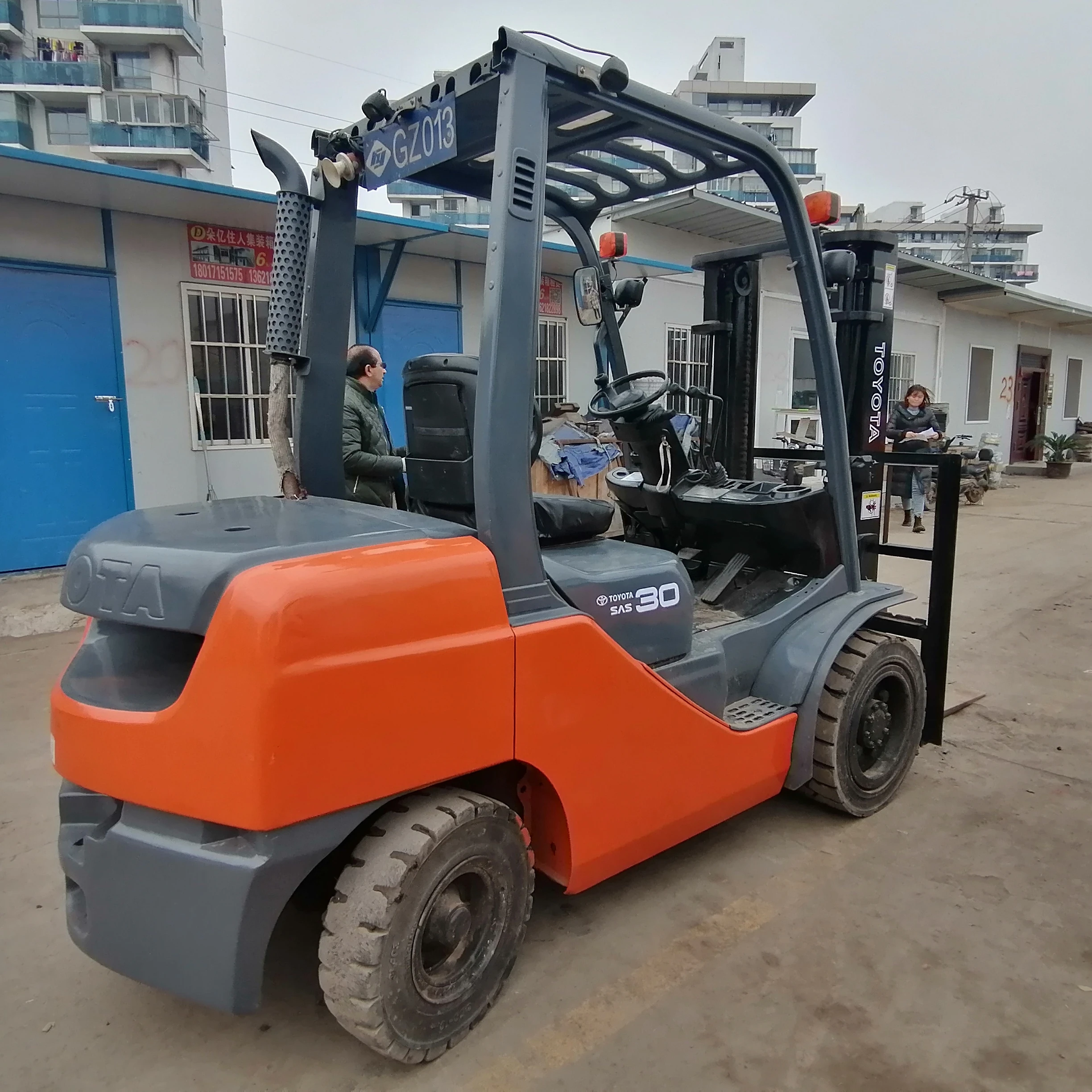 FD30 toyota used toyota 3ton forklift secondhand toyota FD50 FD35 forklift 5ton 3.5Ton original Japan Used lift truck 3ton