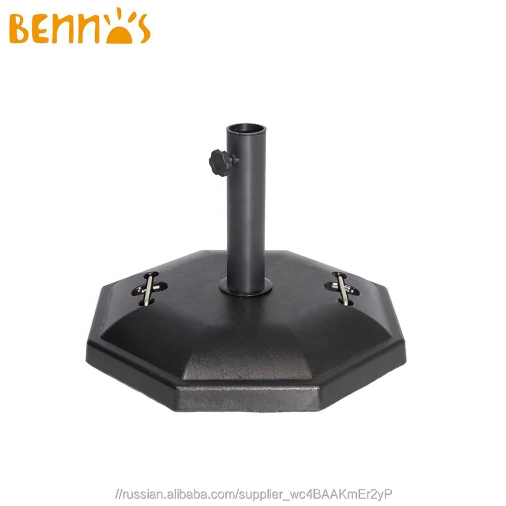 28KGS Octagonal Cement Umbrella Base with 2 Handles