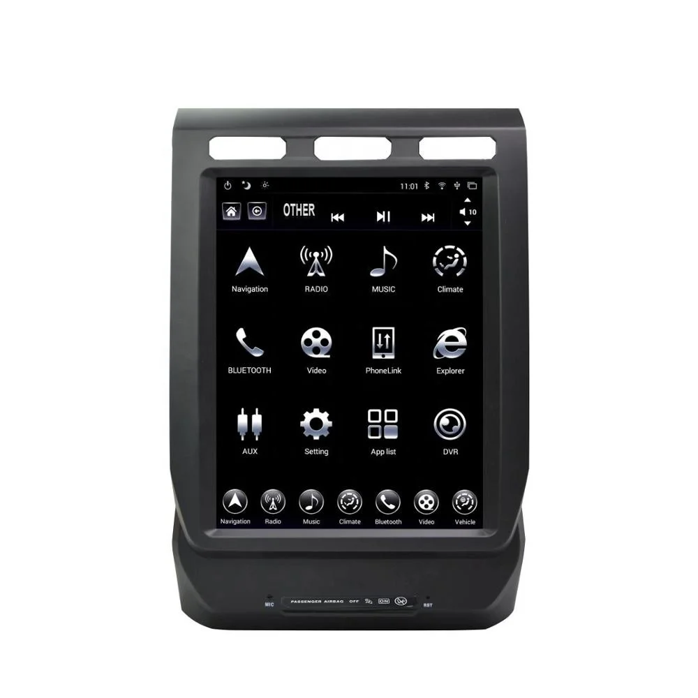 
Customized Car Radio Navigation Tesla Style For Ford F150 2015-2019 