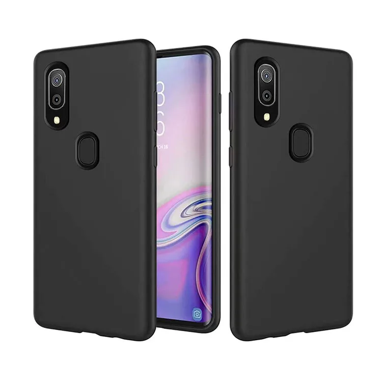 Hot Sale For Samsung Galaxy A20 A30 Soft Liquid Silicone Phone Case Anti-fall and Anti-bump Protective Cover
