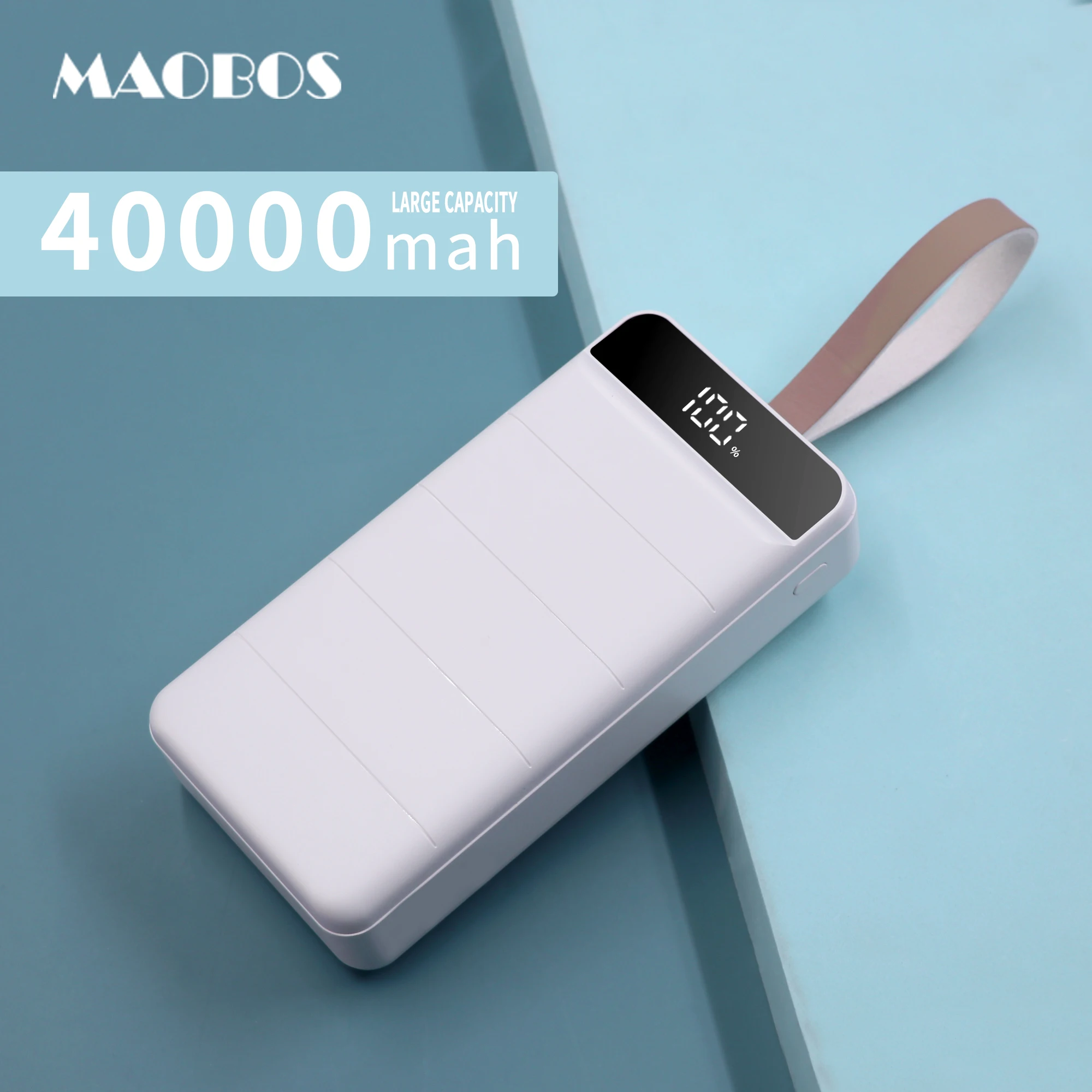 Factory ODM OEM Service 2 USB Portable Powerbanks External Solar Powerbank 40000mah Power Bank Solar