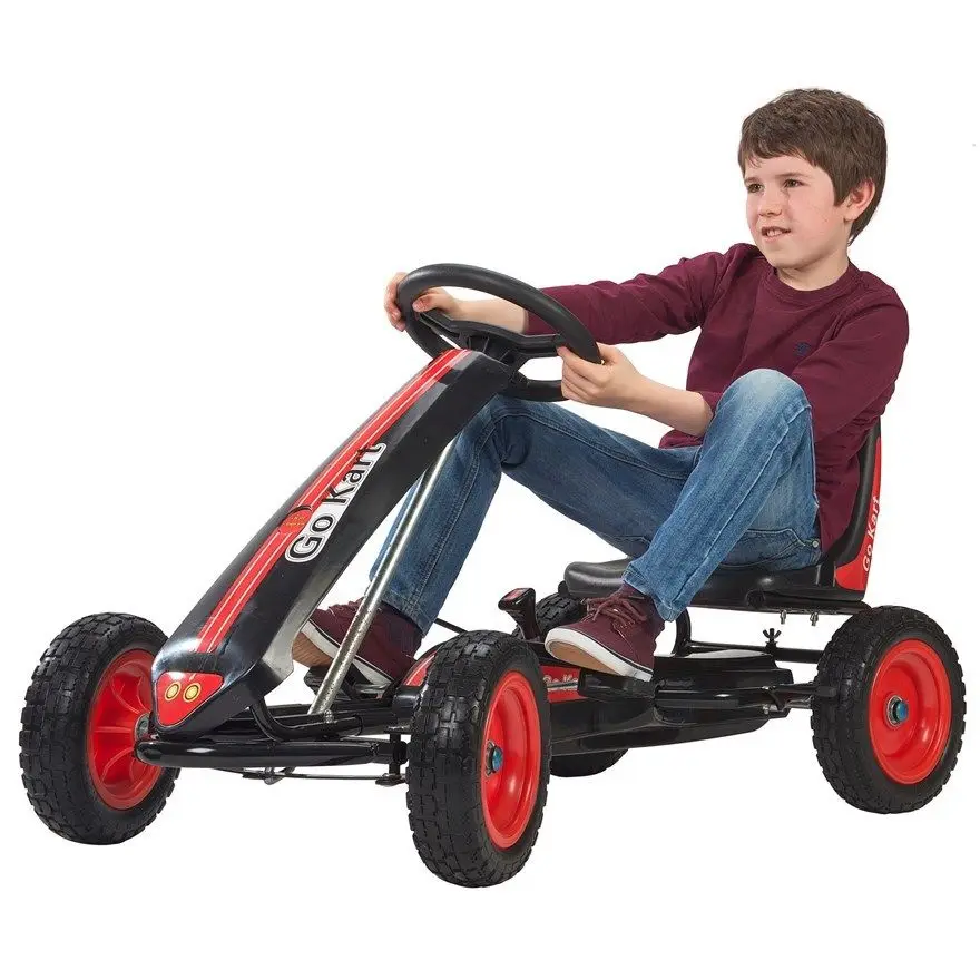 Steel Prime Kart Racer 4-колесный детский педальный карт красный картинг и как построить спроектировать