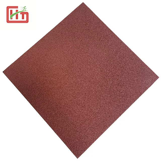 20MM Outdoor Playground Rubber Flooring Mat Tiles For Child Recycle Rubber Playground Flooring