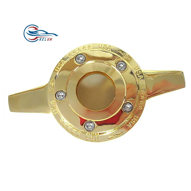 Z enith Style Locking Gold Rings For Lowrider Wire Wheels Knock Offs