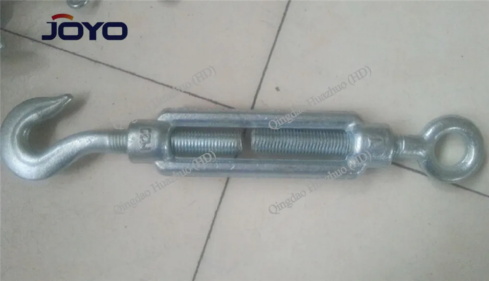 turnbuckle,High quality DIN1480 galvanized drop forged eye hook turnbuckle,ISO9001:2015,CE certification...