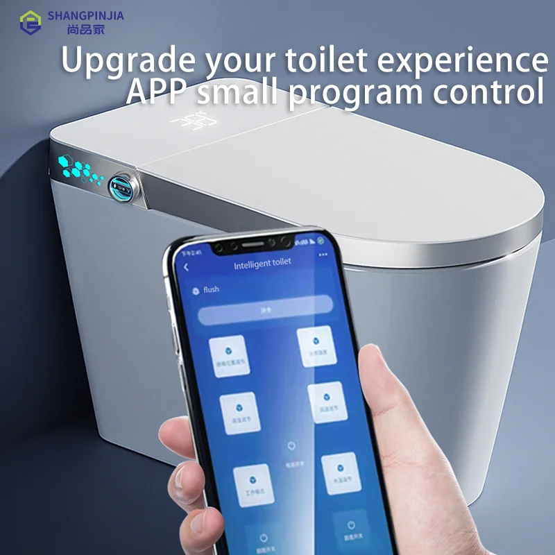 2022 Fashion Modern Bathroom Smart Toilet Bidet Sanitary Ware Automatic Toilet Ceramic Intelligent Intelligent Toilets