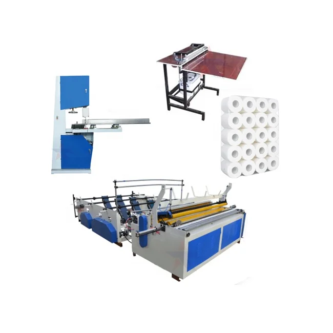 High Quality Small Business Full Line Automated 2 Ply Toilet Paper Roll Making Machine Maker