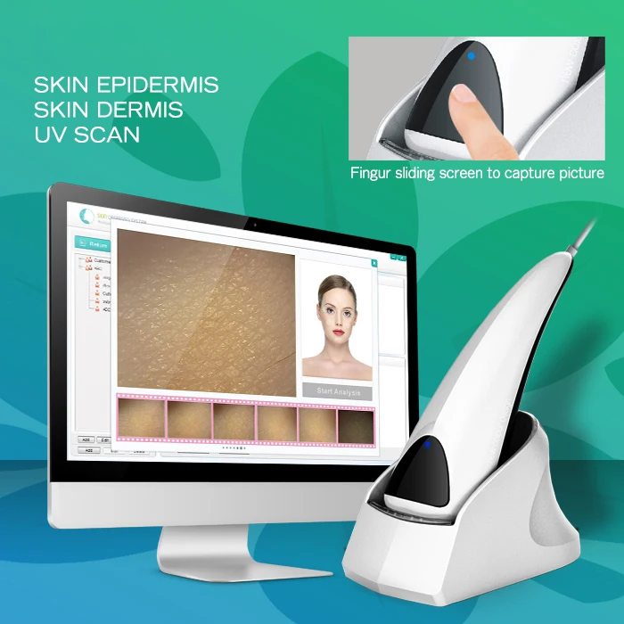 Новые технологии, машина для анализа кожи для автоматического анализа кожи/умный анализатор кожи, система наблюдения