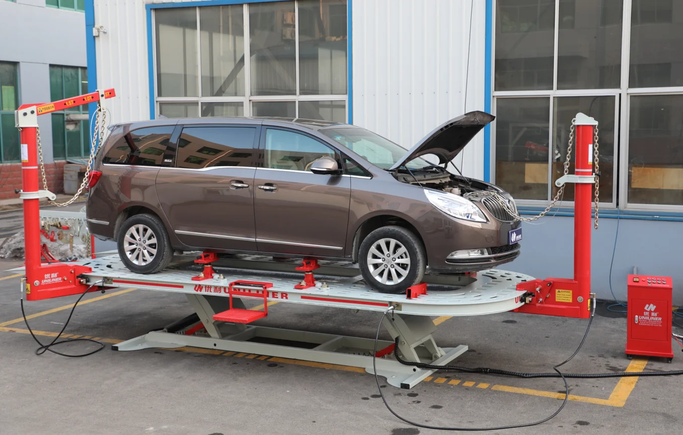 Vertical design car frame machine UL-388E chassis straightening bench body repair equipment auto collision repair system