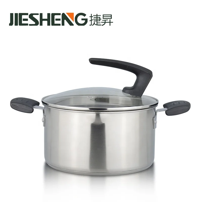 
Double Handle Stainless Steel Multipurpose Cooking Pot Pasta Pot Milk Pot Soup With Strainer Lid 