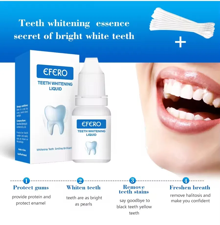 High Quality 10ml Teeth Whitening Essence Kit Multi-Purpose Teeth Whitening Accessories Wholesale Teeth Whitening