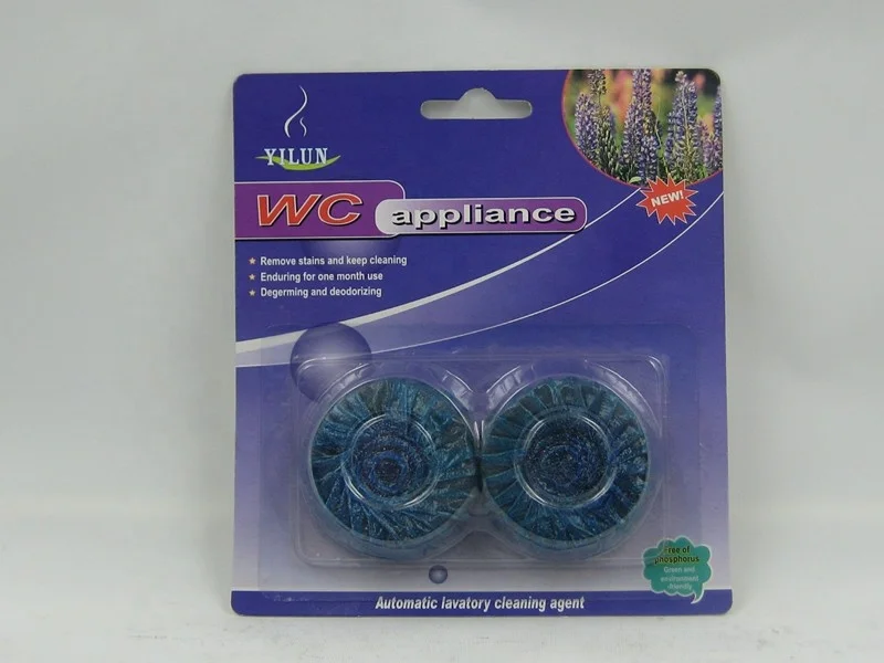 Fen-flavor toilet cleaner blocks Deodorizer Blue Solid block Toilet Gel Cleaning