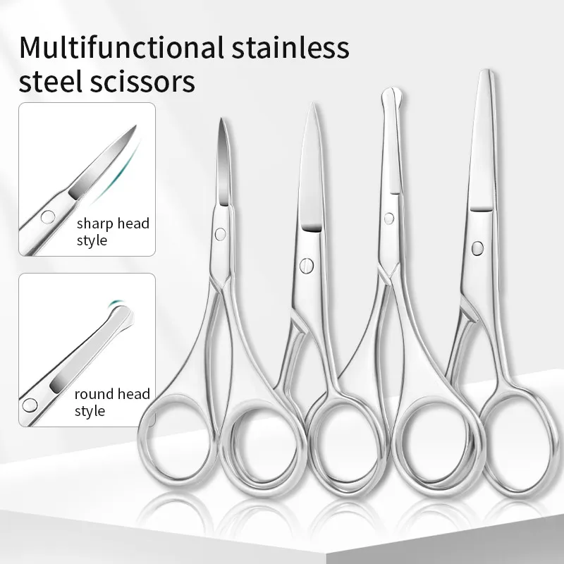 Stock Available Stainless Steel Hair Trimmer Dead Skin Remover Nail Cuticle Clippers Manicure Pedicure Nails Scissors