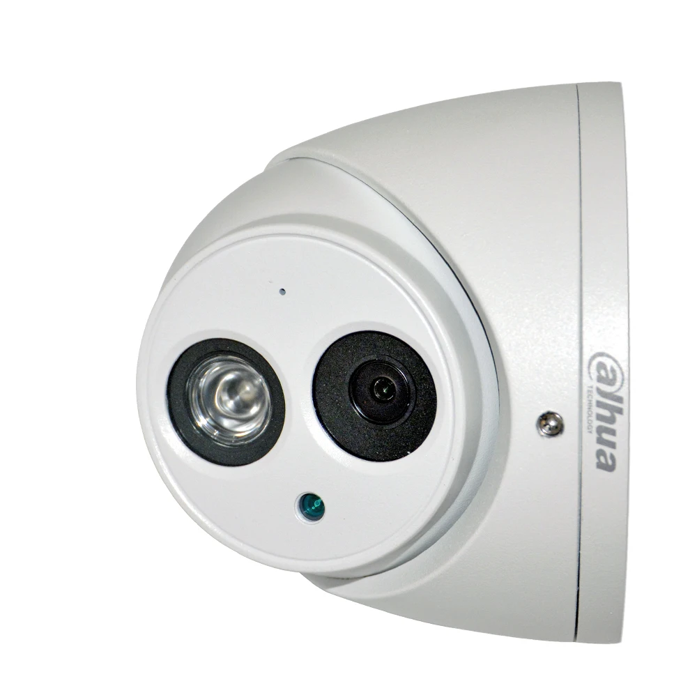 DH HDW4631C-A 6MP IR POE Eyeball Turret Network home outdoor Built-in Microphone Audio security IP Camera