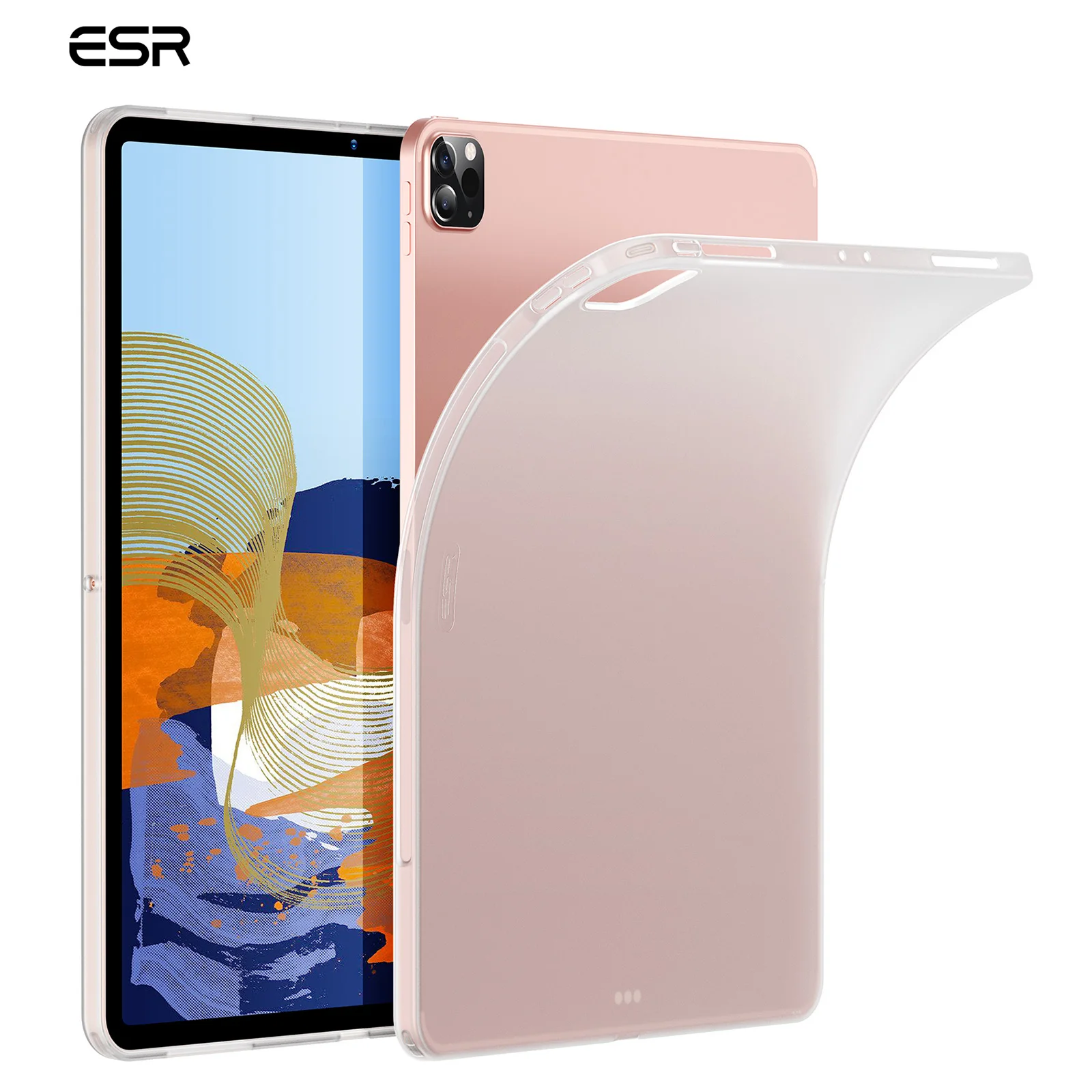 
ESR Slim transparent clear shockproof case for ipad pro 11 2021 case 