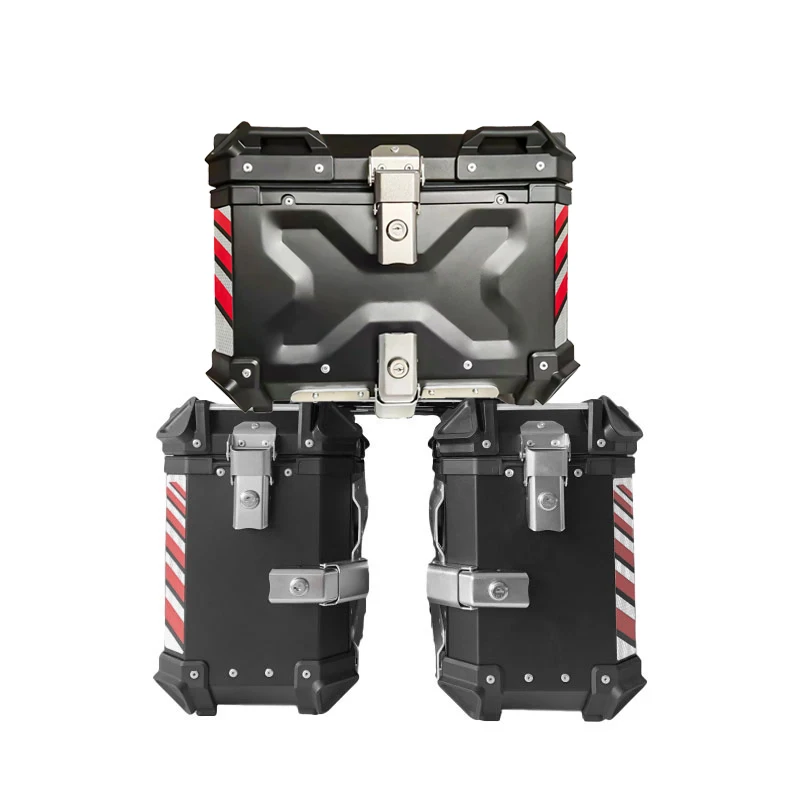 New Quick Release 38L Motorcycle Aluminum Alloy Side Box Scooter Tail Box