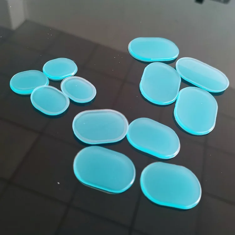 WGO Customized Reusable Washable Drum Sticker Snare Drum Mute Pad Synthetic Resin Adhesive Damper Gel Pad Sticker