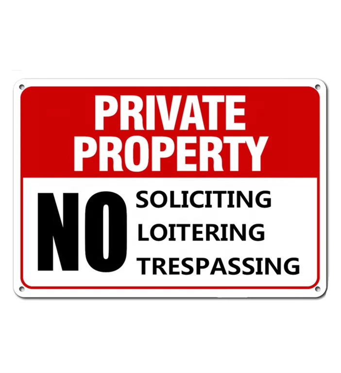 Alumetal 0.04 inch Aluminum Under CCTV Surveillance Warning Sign Customized Size and Color Service