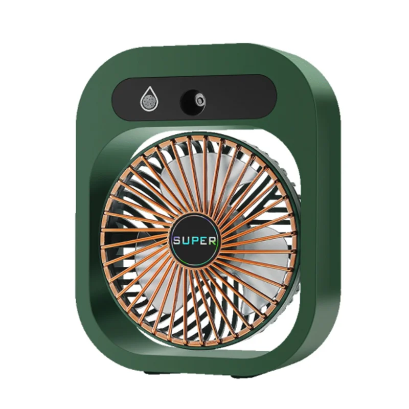 2022 New Design Factory Portable Water Spray Mist Fan Electric Usb Rechargeable Hand Mini Fan