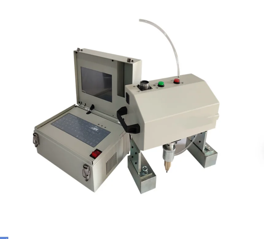 Three Axis Rotary Marking MachinePneumatic Metal-plasticsNameplate Date Digital Dot Marking MachineEngraving Marking Machine