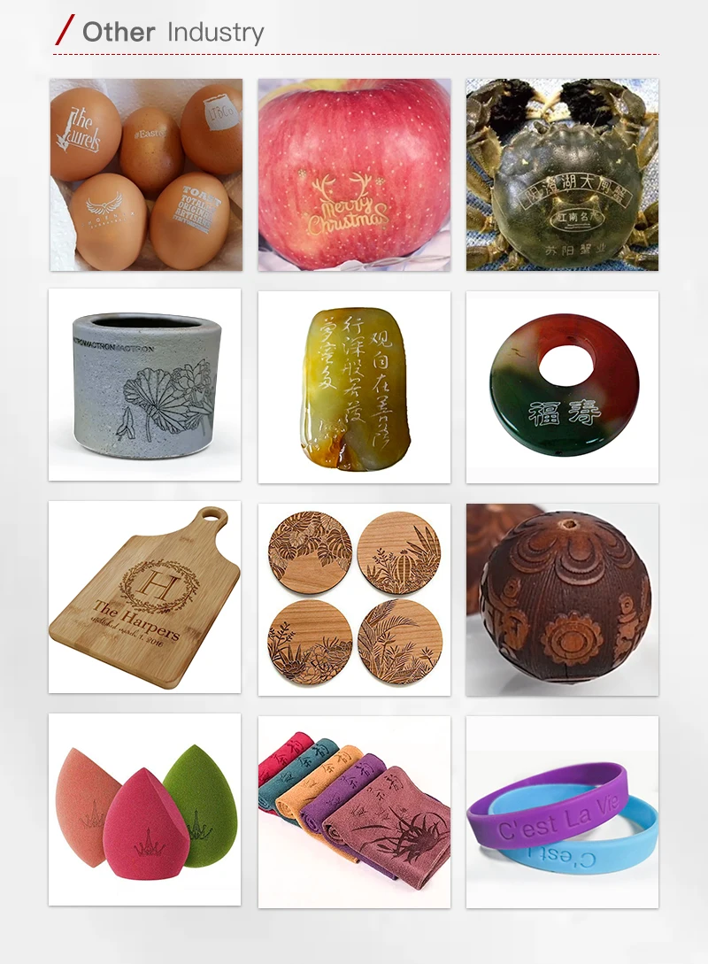 Silicone Wristband Logo co2 Radio Frequency Laser Engraving Machine