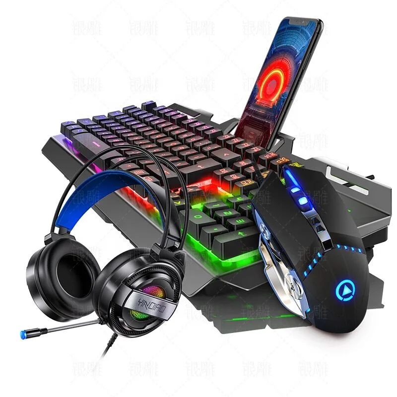 Gaming keyboard and Mouse Set V2 Wired Mechanical keyboard RGB backlight Computer Game Keyboard Gaming Gamer Mouse Combos