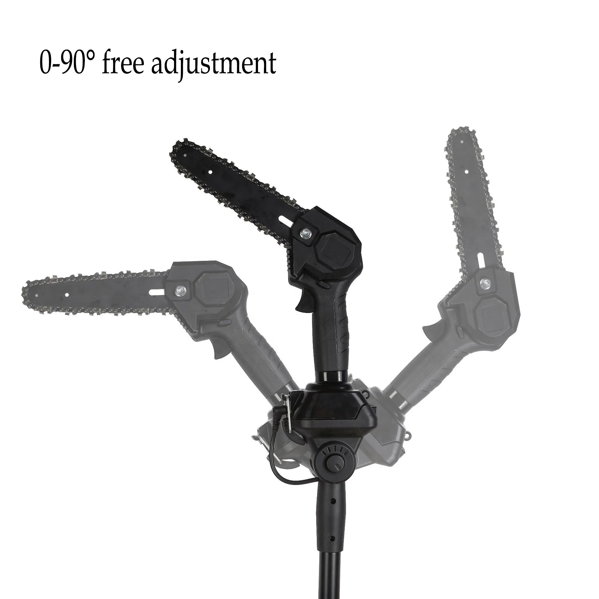 Ananke Tools 2-in-1 high branch cutting electric pole saw cordless long pole chain saw for tree trimming