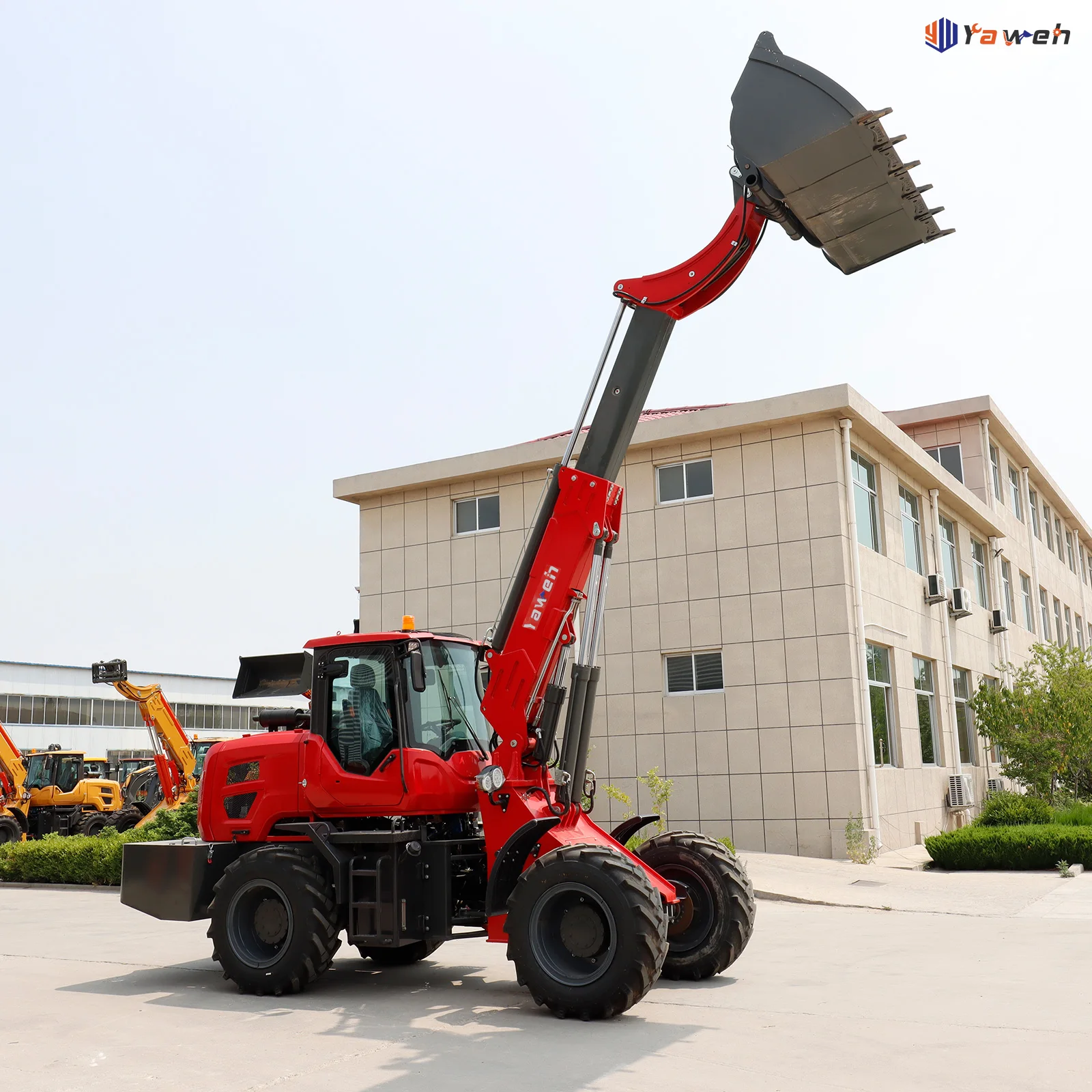 Yaweh 3 Ton Telescopic Loader for sale Engine Hydraulic small telescopic loader with High Configuration High Power
