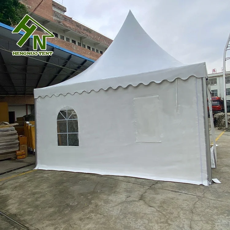 Customized portable 3x3 5x5 pvc fabric outdoor party pagoda gazebo permanent white canopy events arabian tent for booth