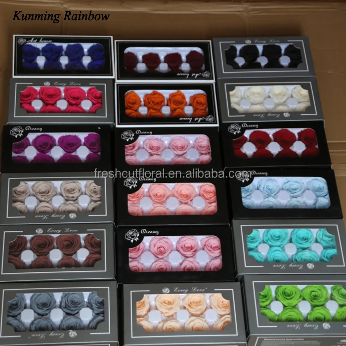 the Top quality fresh and natural stabilized eternal rose in 4-5cm rose bud flower on sale