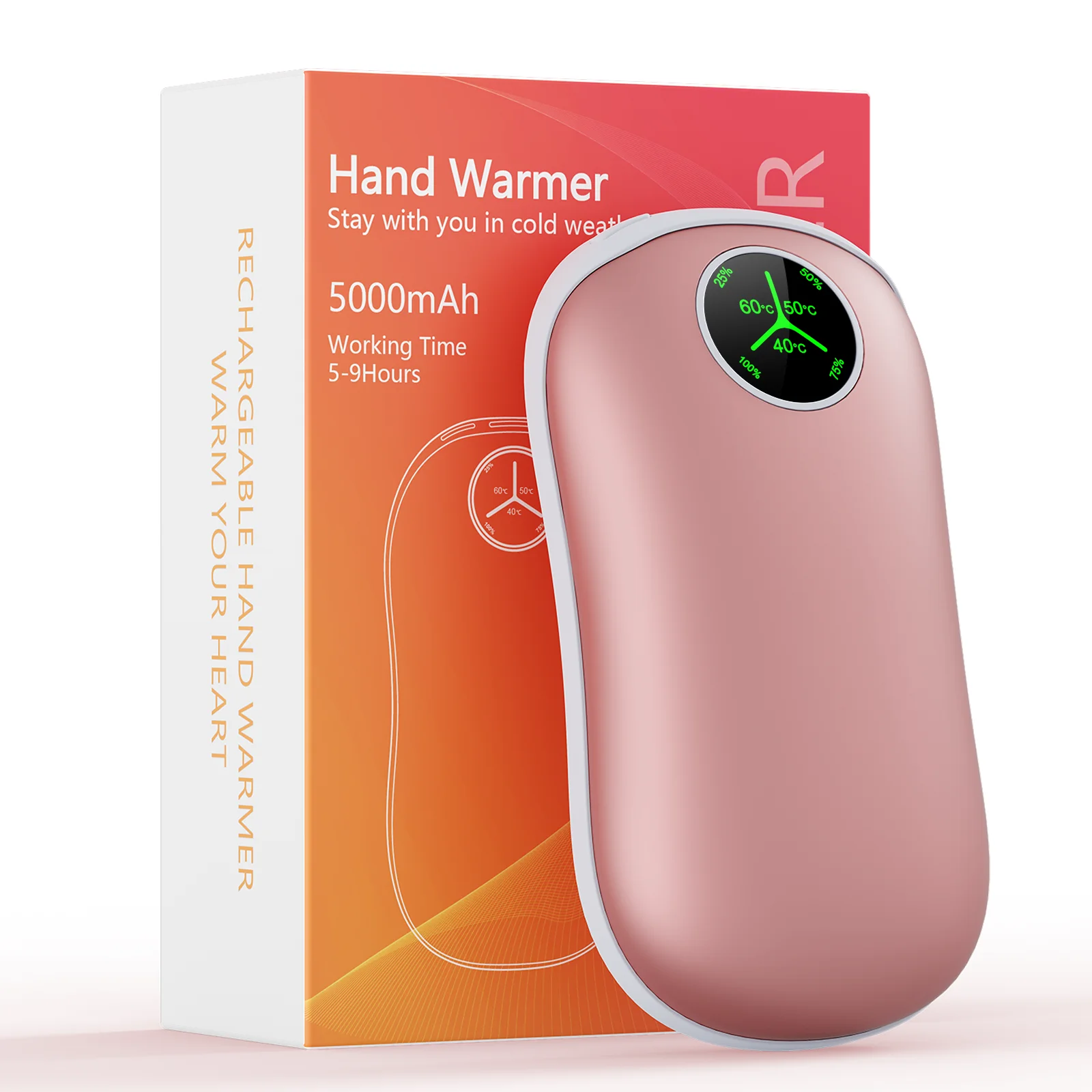 Super September New Design 5000mAh Warmer Portable Hot Hand Hands Warmer With Seasonal Product