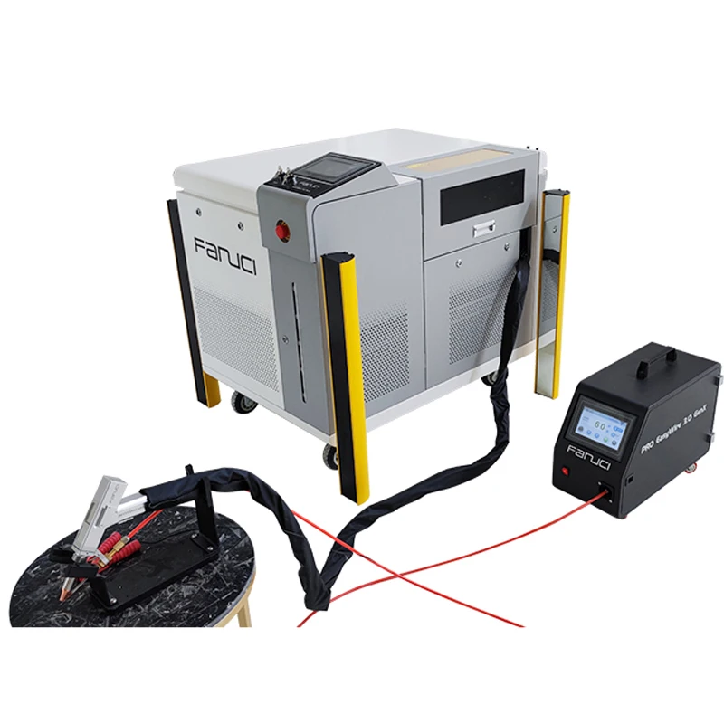 FANUCI высокое качество 3000 Вт латунь пластик для продажи ручной лазерный сварочный аппарат