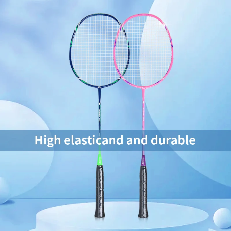 Hot Selling cheap Lightweight T50 Carbon Fiber anti-wearing training  Rackets of  Badminton Racquet