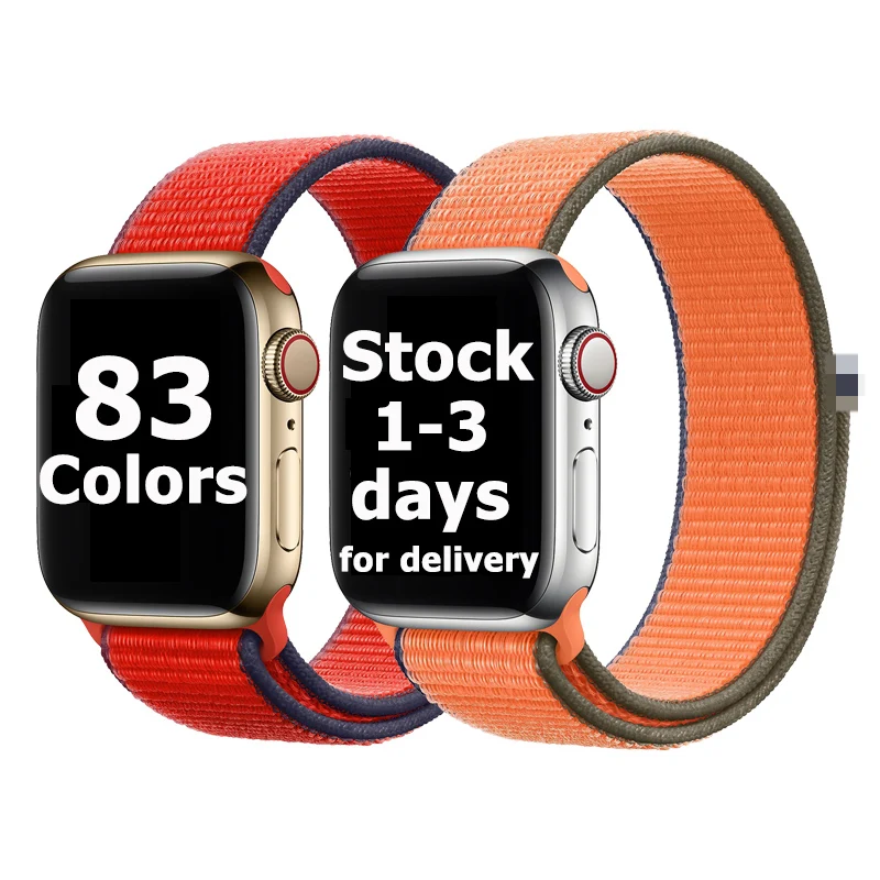 Chinber Hot Sale Best Price Sport Nylon Watch Band for iwatch Strap Band 40mm 44mm