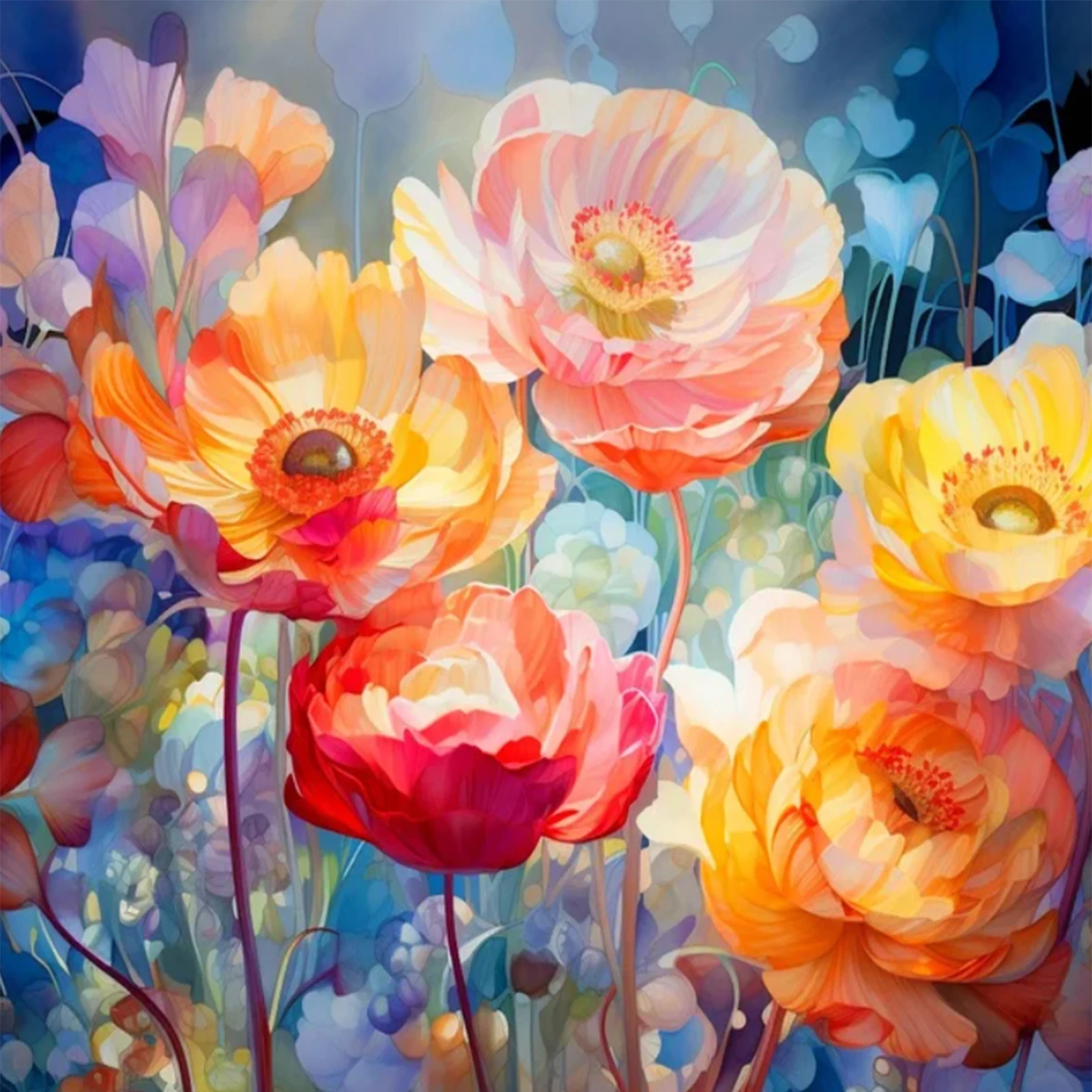 Professional manufacturer mini diamond painting Crystal diamond painting diamond painting flowers