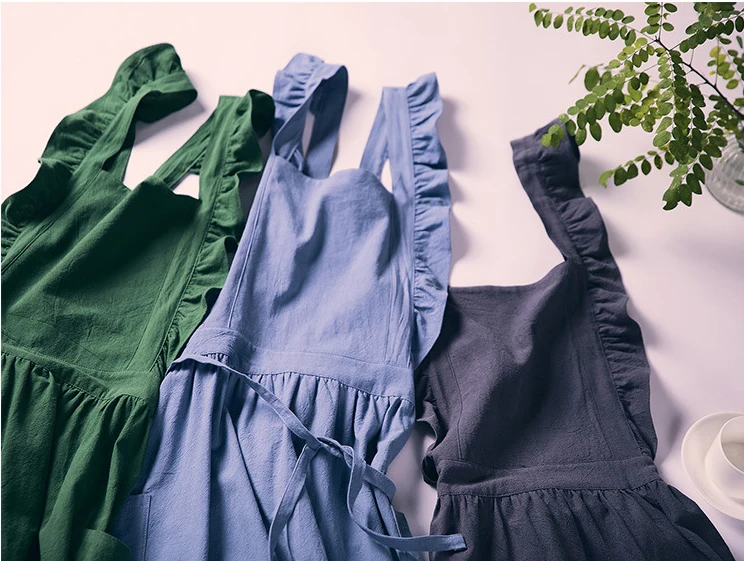 Garden apron cooking aprons for woman Cotton